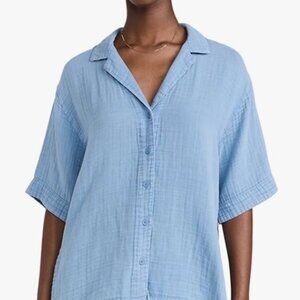 Z SUPPLY Women's Wave Breaker Button Down Size M with tags